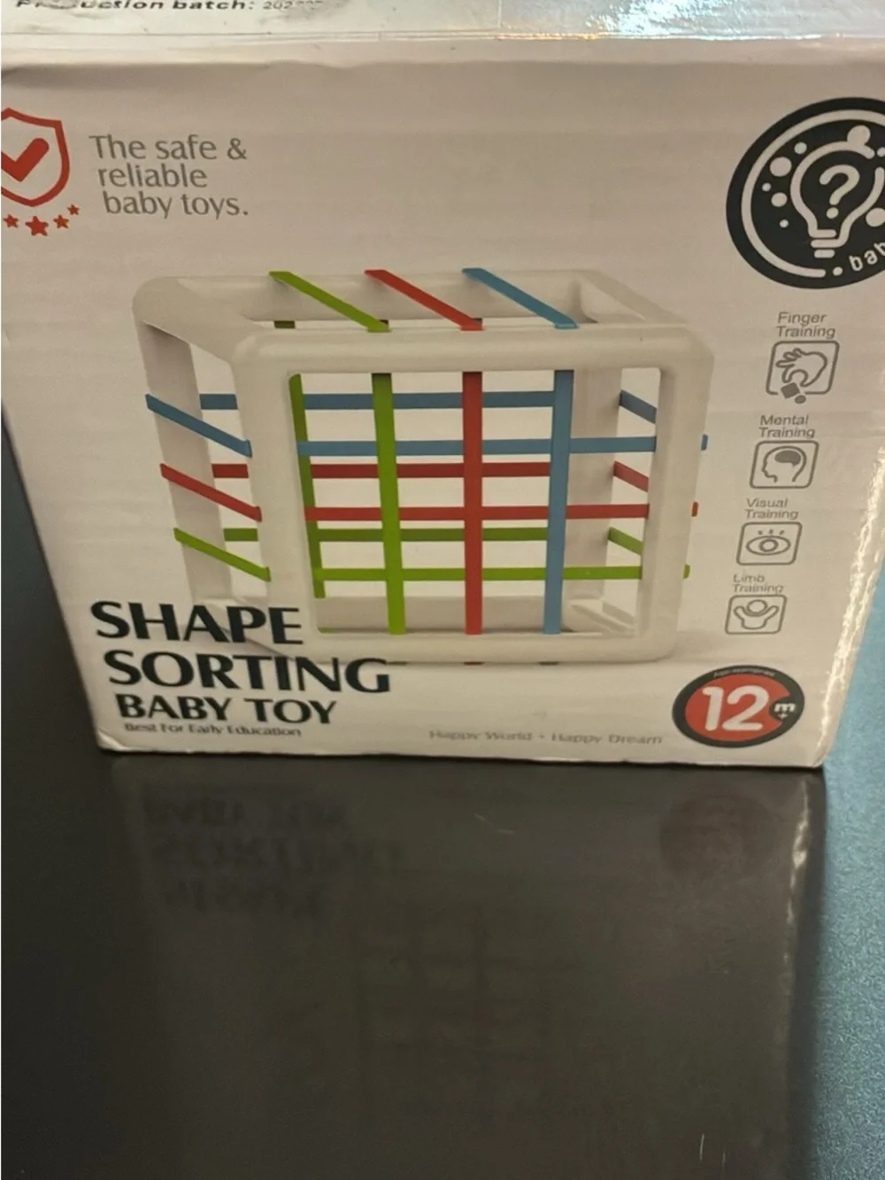 Shape Sorting Baby Toy - Multicolor (White Frame)